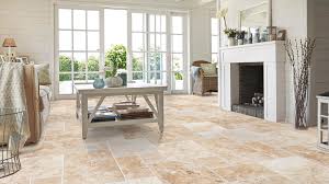 Travertine tiles enriching interiors with natural patterns and durable surfaces