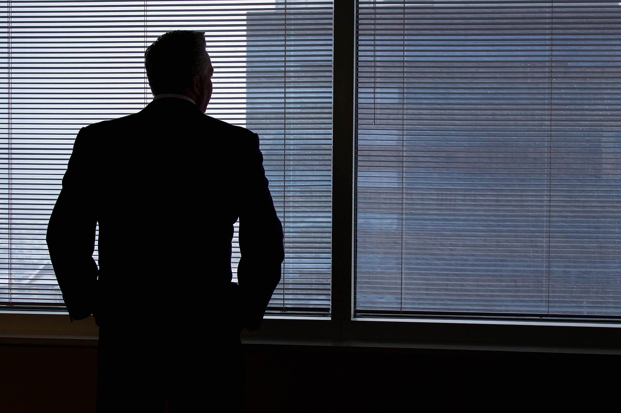 Businessman, silhouette, windows — How to Avoid Mistakes When Using Free Paystub Makers